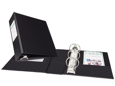 Avery Mini 2 3-Ring Mini Binders, Black (AVE27554)