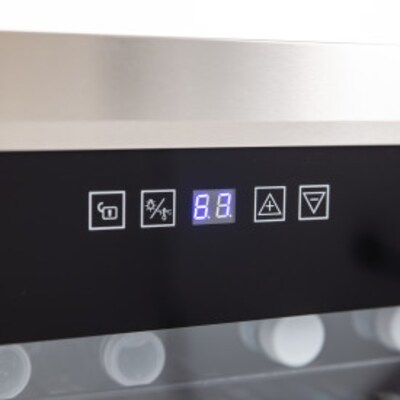 Avanti 3 Cu. Ft. Refrigerator, 108 Can Beverage Center, Black/Stainless Steel (BCA306SS-IS)