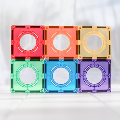 Connetix Magnetic Tiles Rainbow Ball Run Pack, 92 Pieces (CNTR00092BR)