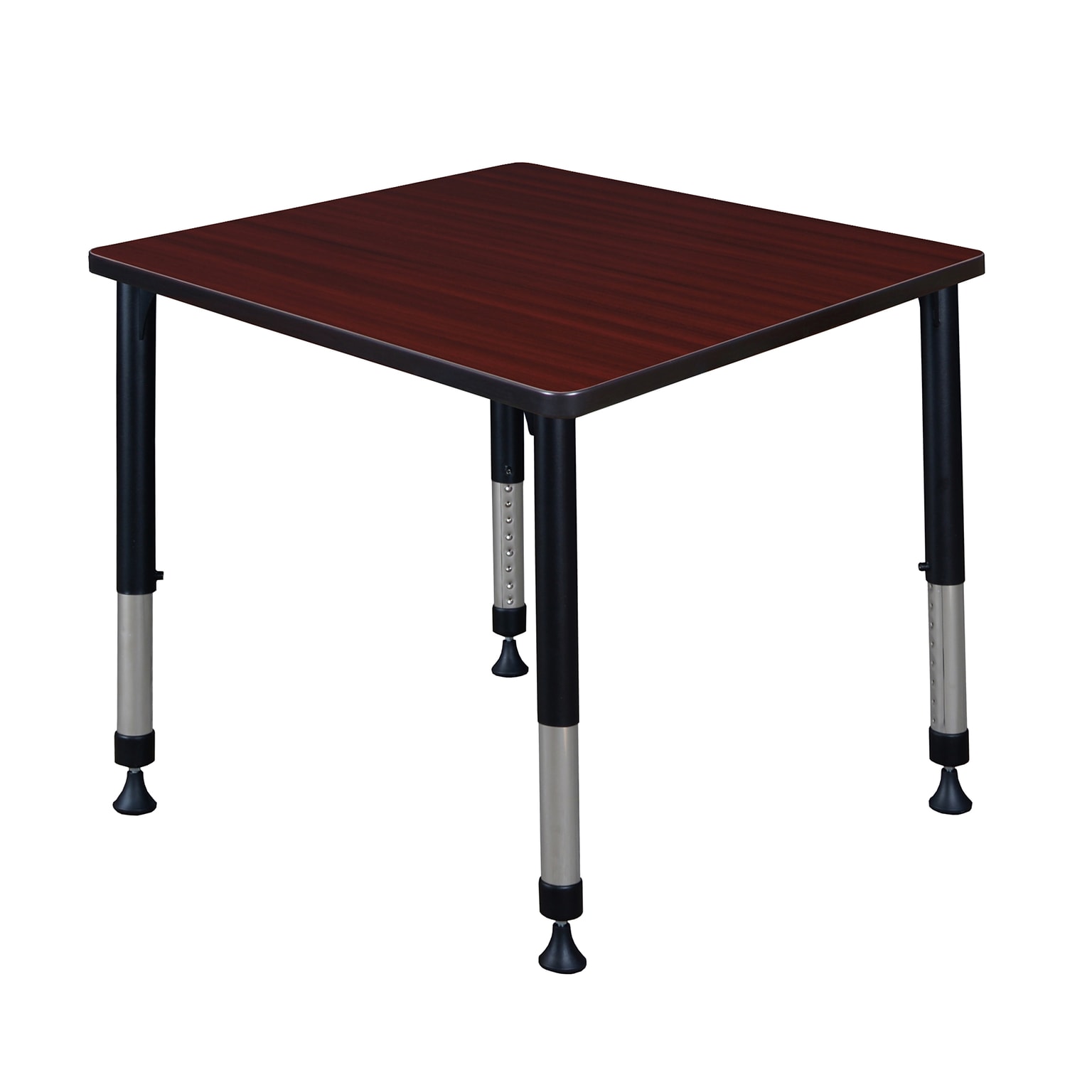 Regency Square Activity Table, 30 x 30, Height Adjustable, Mahogany (TB3030MHAPBK)