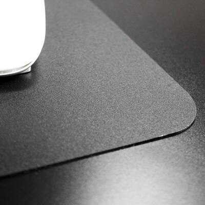 Floortex Desktex Vinyl Desk Pad, 24" x 19", Black (NCDMFLVS0016)