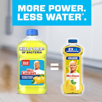 Mr. Clean Antibacterial Multi-Surface Cleaner, Lemon Scent, 64 fl. oz. (11290)