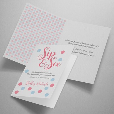 Avery Half-Fold Cards with Envelopes, 5.5" x 8.5", Textured White, 30/Box (AVE3378)