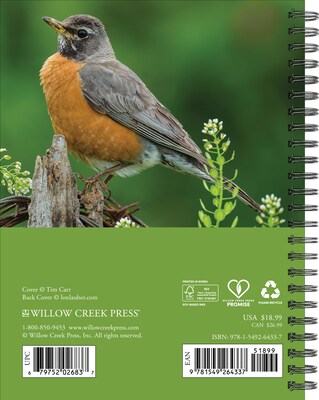 2027 Willow Creek Backyard Birds 6.5 x 8.5 Weekly & Monthly Desk Calendar (64337)