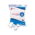 Dynarex Medium-Size Cotton Ball, 2000/Pack, 2 Packs/Carton (3170)