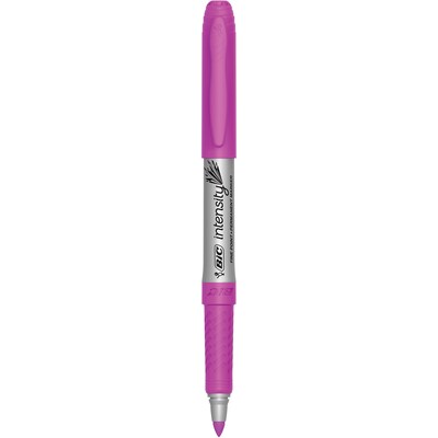 BIC Intensity Permanent Markers, Fine Tip, Assorted, 12/Pack (GPMAP12N-AST)