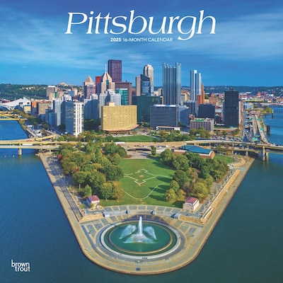 2025 BrownTrout Pittsburgh 12 x 12 Monthly Wall Calendar (9781975475543)