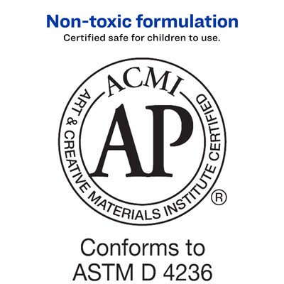 Avery Washable Glue Sticks, 1.27oz., White,  72/Pack (98073CT)