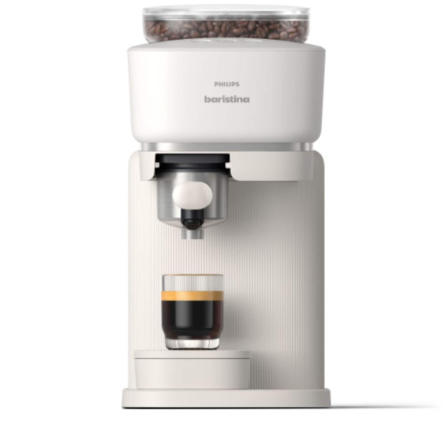 Philips Baristina Automatic Espresso Machine, Milky White (BAR30000)
