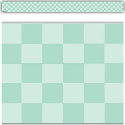 Teacher Created Resources Straight Border Trim, 3" x 2.92', Cool for School, 12/Pack, 6 Packs/Bundle (TCR9311-6)