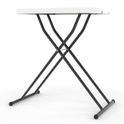 Quill Brand® Personal Folding Table, 25.5"L x 17.8"W, Gray (79143)