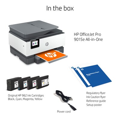 HP OfficeJet Pro 9015e Wireless Color All-In-One Inkjet Printer (1G5L3A)