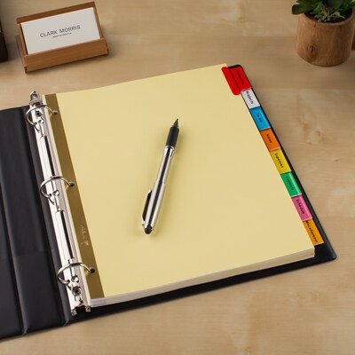 Avery Big Tab Insertable Paper Divider, 8 Tabs, Multicolor, 1 Set (11111)