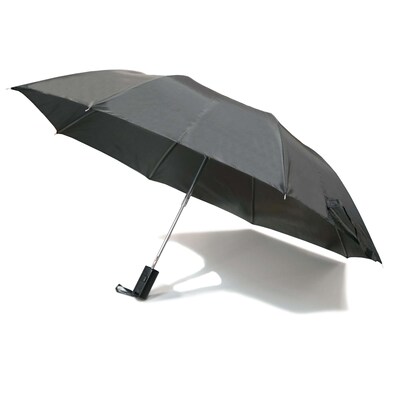 Household Helpers Premium Automatic Opening Travel Umbrella Shelf Display, Black, 6/Pack, 6 Packs/Carton (16628)