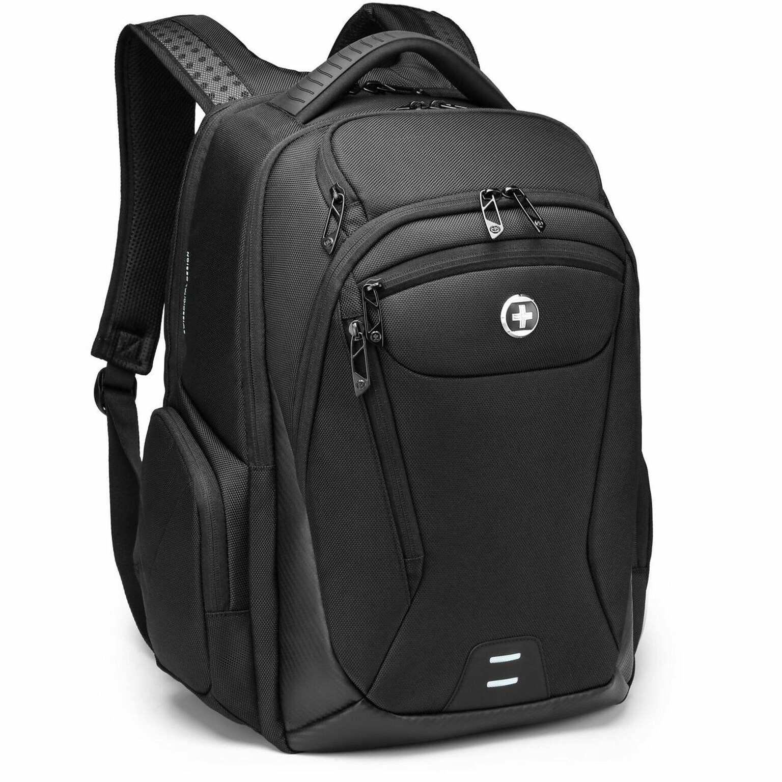 SwissDigital TERABYTE NG Backpack Laptop Backpack, Large, Black (SD1695-01)