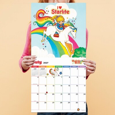 2027 TF Publishing Rainbow Brite 12" x 12" Monthly Wall Calendar, Multicolored (27-1123)