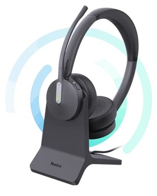 Yealink BH70 Wireless Noise Canceling Bluetooth Stereo Headset, USB-C, UC Certified (1208668)