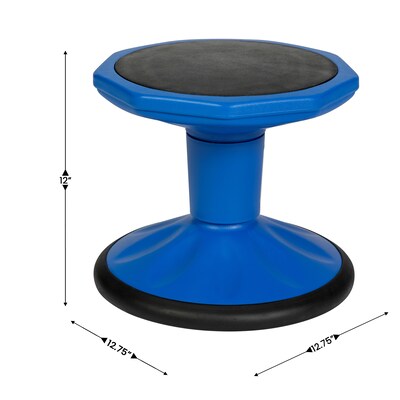 Flash Furniture Lucas Plastic Kids Wobble Stool,  Blue (BFT9001F12BL)