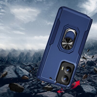 SaharaCase Raider Series Rugged Case for Motorola G Stylus 5G, Shock Absorbing (2024), Desert Blue (CP00579)