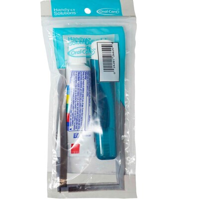 Crest Complete 0.85oz Toothpaste Tube & Toothbrush Kit, 12 Kits/Bag, 12 Bags/Carton