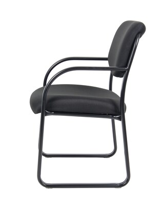 Boss Office Products B9520 Series Guest Armchair; Black