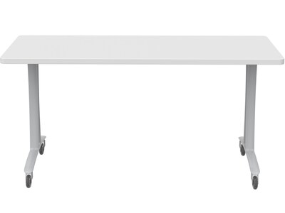 Safco Rumba Training Room Table, 24 x 60, Designer White (RBA6024TCASLDSWT)