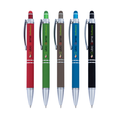 Custom Hope Stylus Satin Soft Touch Click Metal Pen