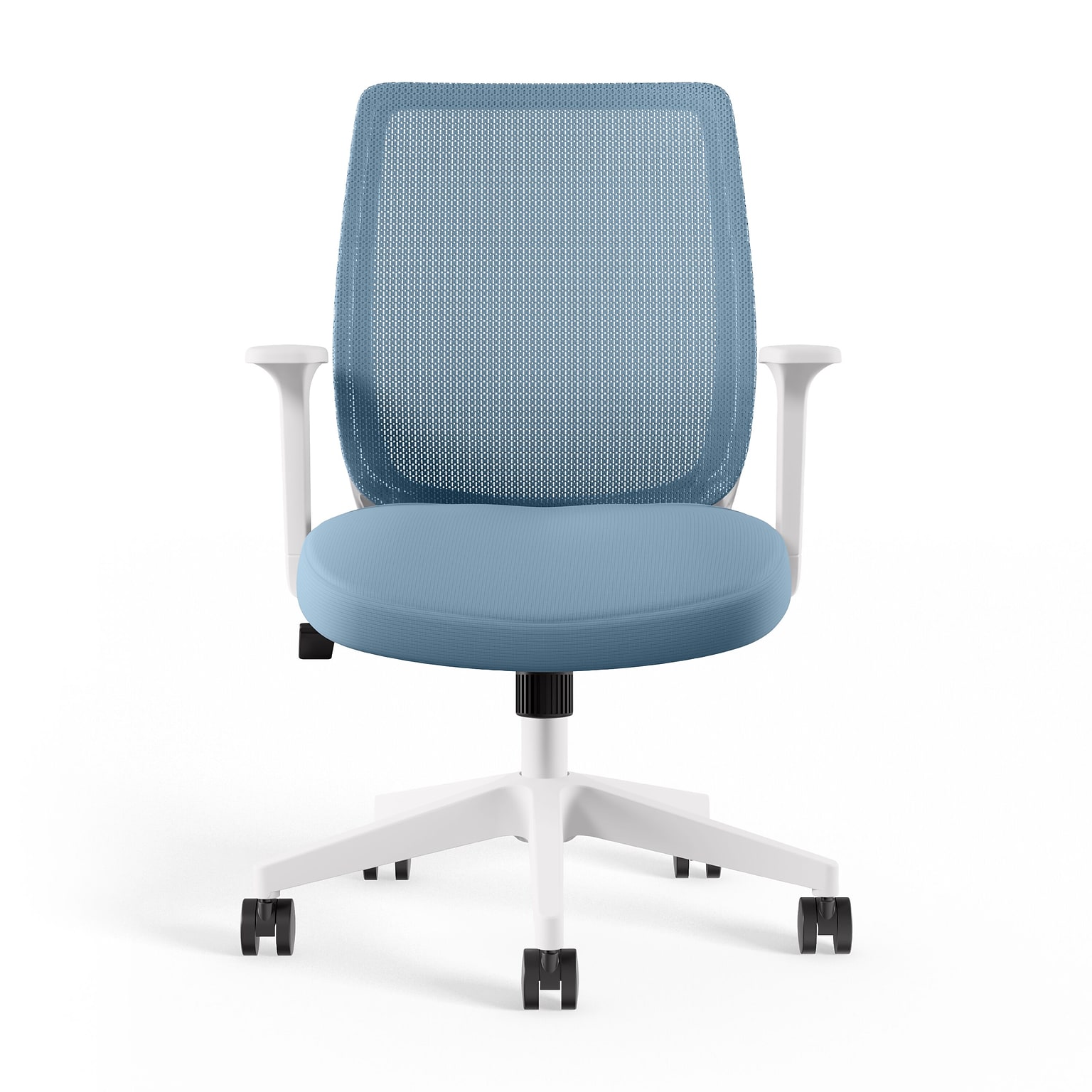 Union & Scale™ Essentials Ergonomic Fabric Swivel Task Chair, Seafoam (UN60409)