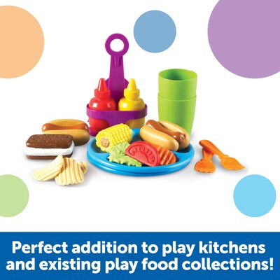 Learning Resources New Sprouts Cookout  Learning Toys,  Assorted Colors, 19 Pieces (LER9270)