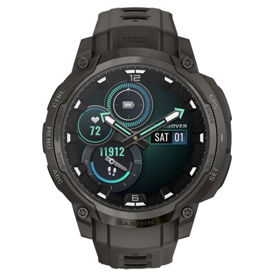 Garmin Instinct Crossover Smartwatch, GPS, 46.6mm, Silicone Band (010-03398-00)