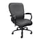 Boss Office Products CaressoftPlus Executive Big & Tall Chair, Black (B990-CP)
