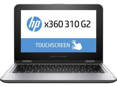 HP x360 310 G2 11.6" Refurbished Laptop, Intel Pentium, 8GB Memory, 128GB SSD, Windows 10 Pro (V0C58UT#ABA)