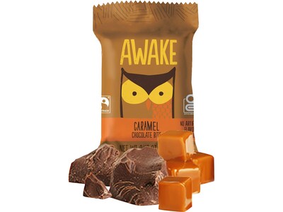 Awake Changemaker Bite Caramel Milk Chocolate, 24 oz., 50 Pieces/Box (00453U)