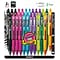 Zebra Z-Grip Retractable Ballpoint Pen, Medium Point, 1.0mm, Assorted Ink, 24 Pack (12271)