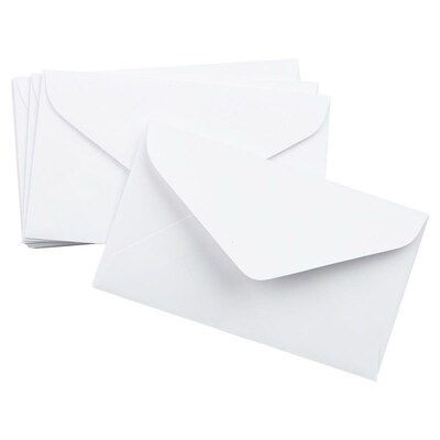 JAM Paper Envelope, 2 1/2" x 4 1/4", White, 25/Pack (201215)