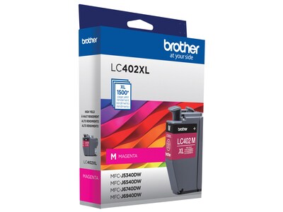 Brother LC402XL Magenta High Yield Ink Cartridge, Prints Up to 1,500 Pages (LC402XLMS)