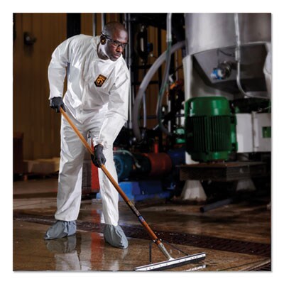KleenGuard A45 Liquid/Particle Protection Surface Prep/Paint Coveralls, 2X-Large, White, 25/Carton