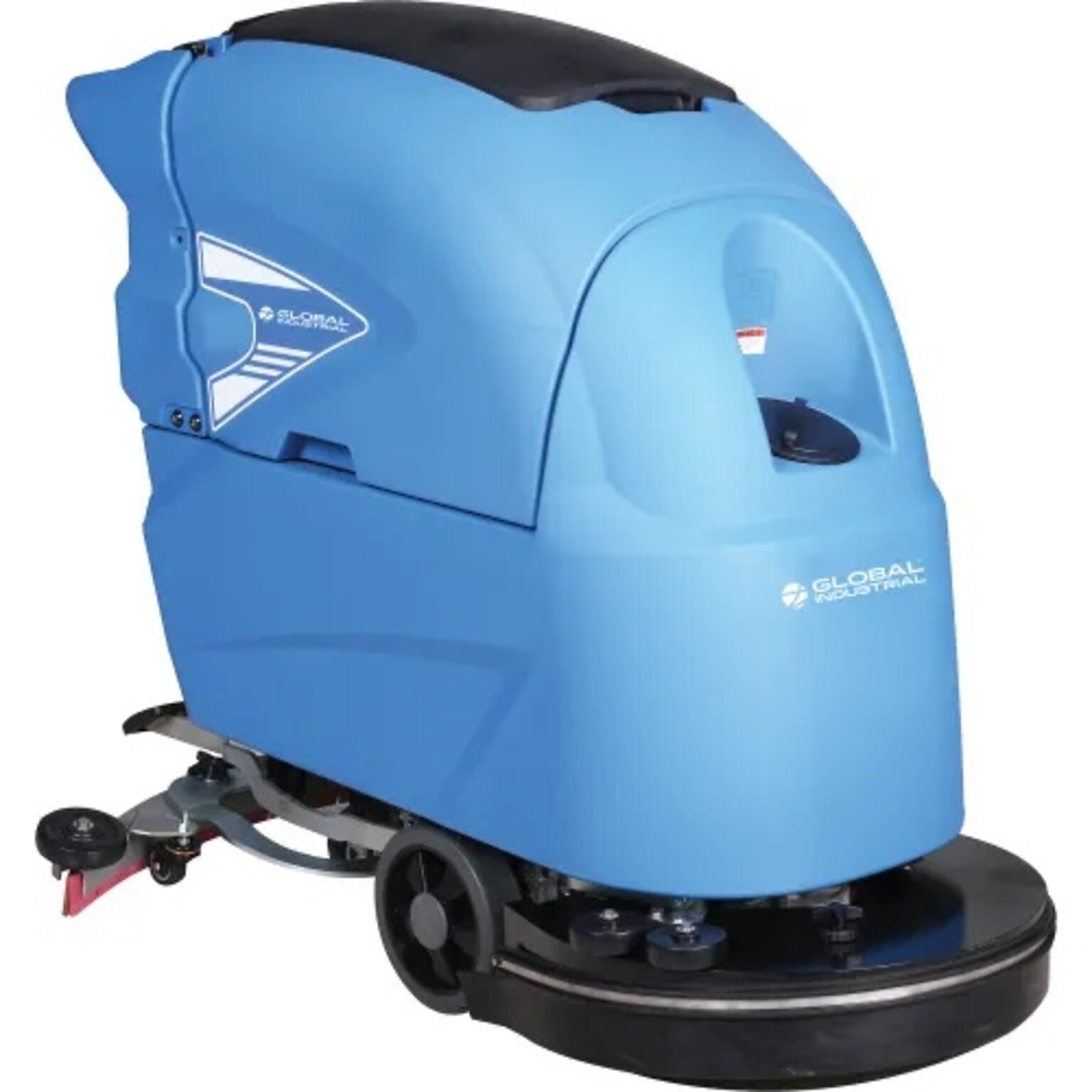 Global Industrial Auto Walk-Behind Floor Scrubber, 20 Cleaning Path (641264)
