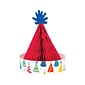 Creative Converting Hats Off Birthday Tableware and Decor Kit, Assorted Colors (DTC9127E4A)