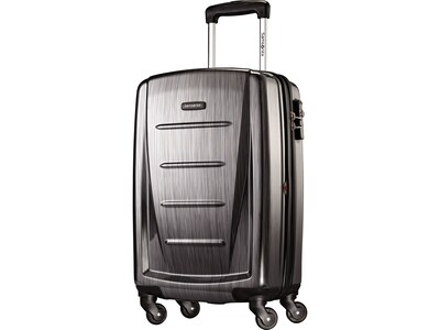 Samsonite Winfield 2 Fashion Polycarbonate 3-Piece Luggage Set, Charcoal (56847-1174)