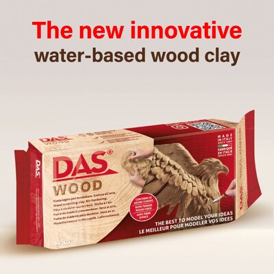 DAS Modeling Clay Air Hardening, Wood, 700g, 3/Bundle (DASF348800-3)