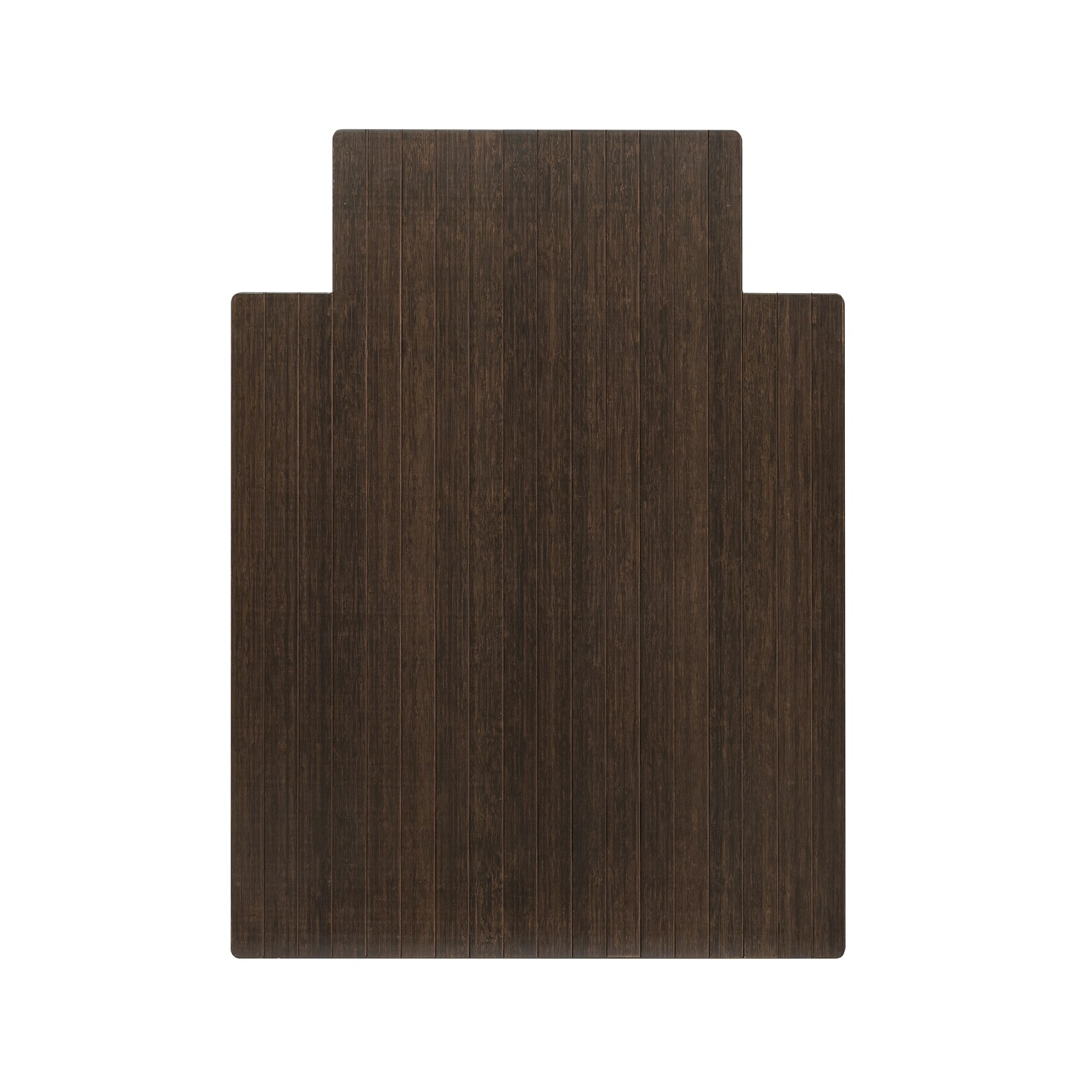 Anji Mountain Standard Bamboo Carpet & Hard Floor Chair Mat with Lip, 36 x 48, Java (AMB24082)