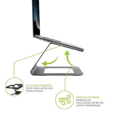 Kanto Ergonomic Universal Riser Laptop Stand, Black (LE1)