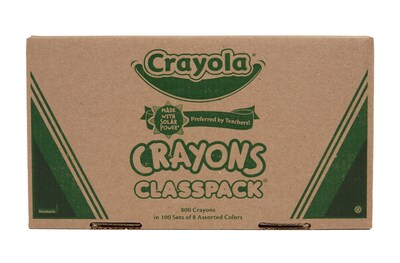 Crayola Classpack Crayons, 800/Box (52-8008)