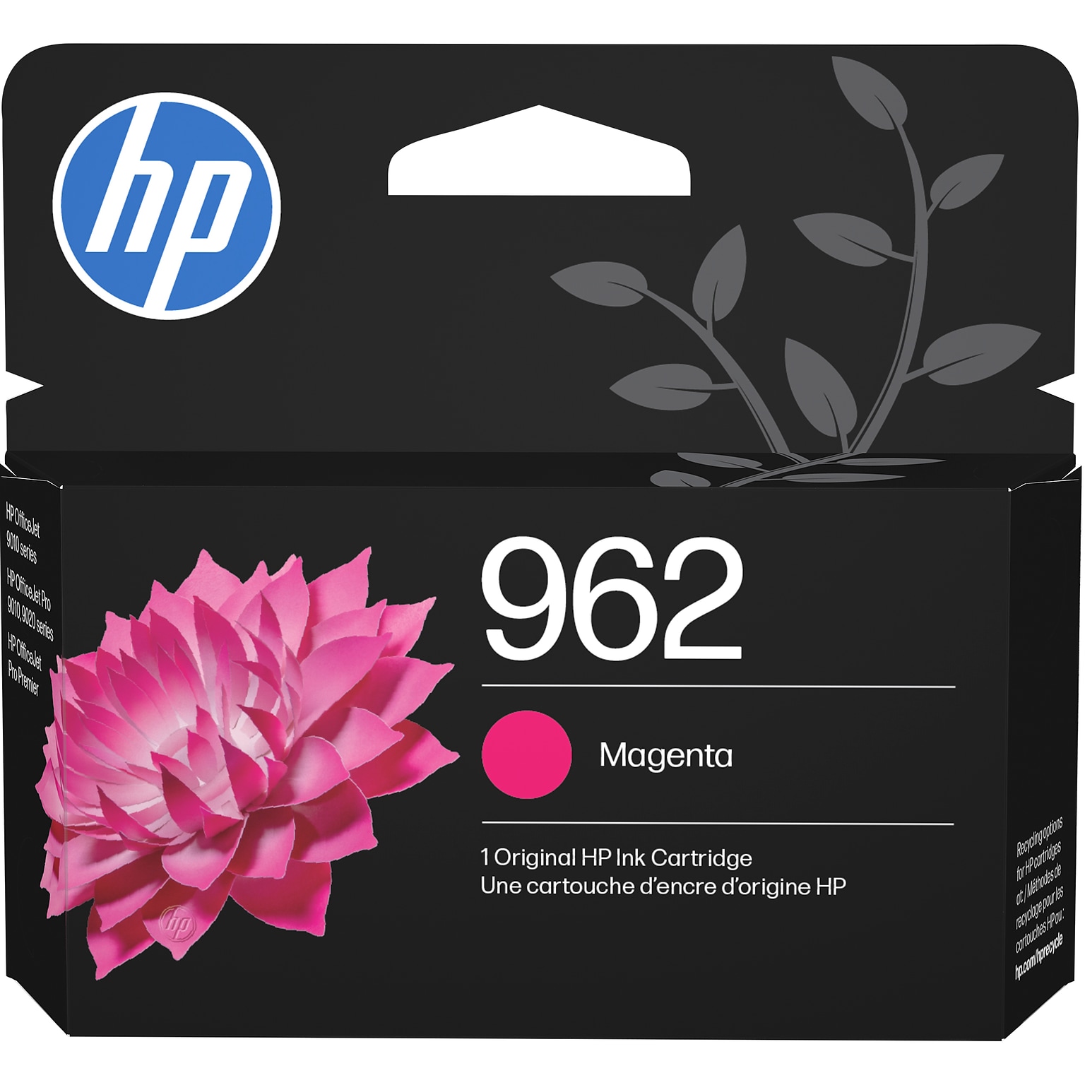 HP 962 Magenta Standard Yield Ink Cartridge, Prints Up to 700 Pages (3HZ97AN#140)