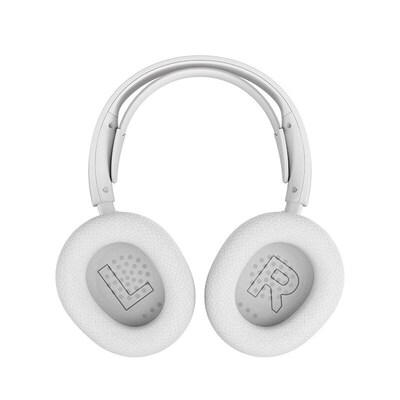 SteelSeries Arctis Nova 5 Wired/Wireless Noise Canceling Bluetooth Stereo Gaming Headset, USB-C, White (61671)