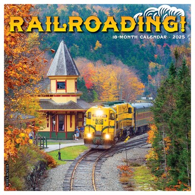 2025 Willow Creek Railroading 12 x 12 Monthly Wall Calendar (44629)