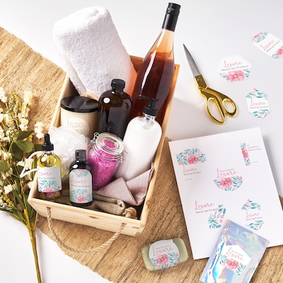 Avery Laser/Inkjet Rectangle Waterproof Multipurpose Labels, 7" x 10", White, 100/Box (94263)