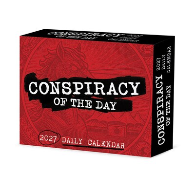 2027 Willow Creek Conspiracy of the Day 6.2 x 5.4 Daily Day-to-Day Calendar, Assorted Colors (65853)