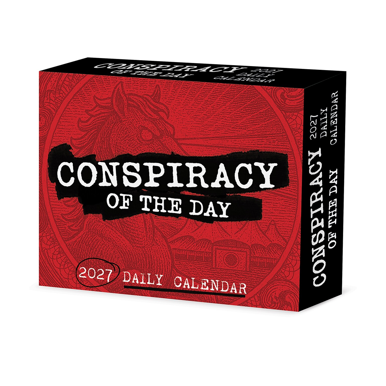 2027 Willow Creek Conspiracy of the Day 6.2 x 5.4 Daily Day-to-Day Calendar, Assorted Colors (65853)